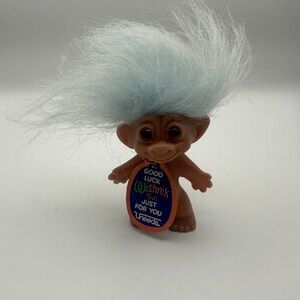 Good Luck Troll with Blue Hair